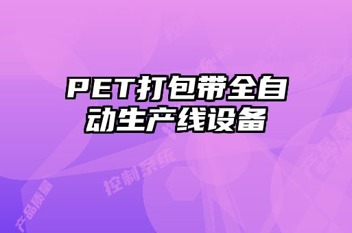 PET打包帶全自動(dòng)生產(chǎn)線(xiàn)設(shè)備